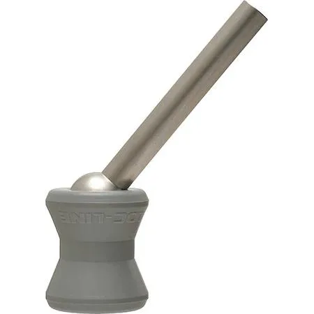 Ten grey plastic nozzles with 0.16 inch holes