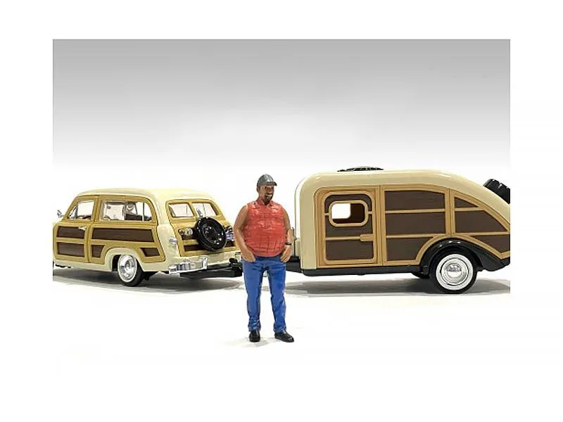 American Diorama American Diorama "Campers" Figure 1 1/24 Scale Vehicle 76434 — product photo