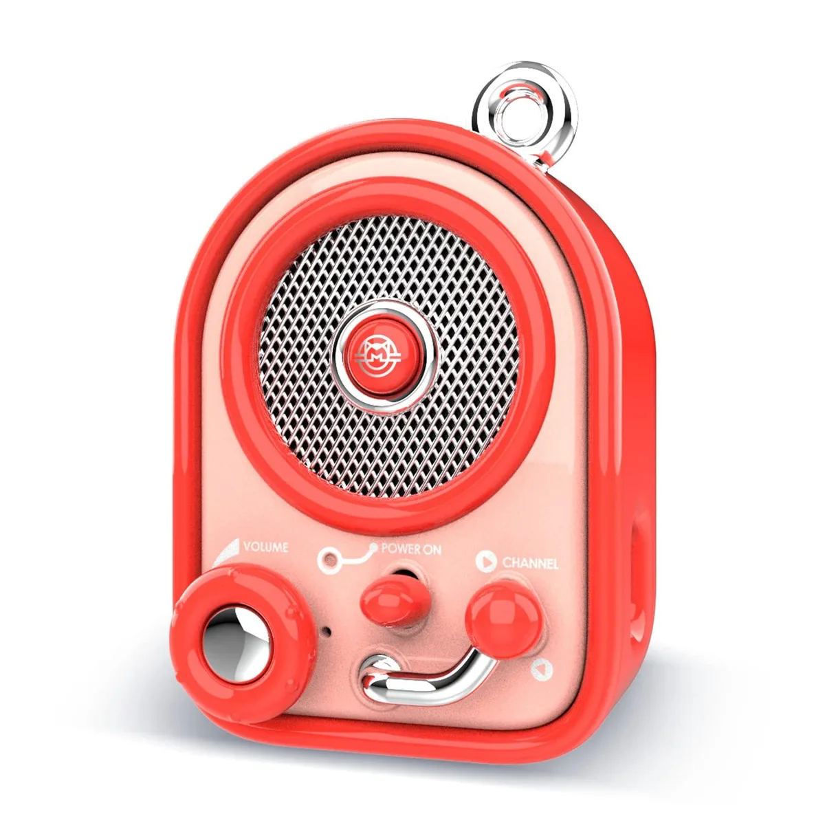 Muzen Muzen Pocket Angel portable speaker Red Bluetooth 5.0 — product photo