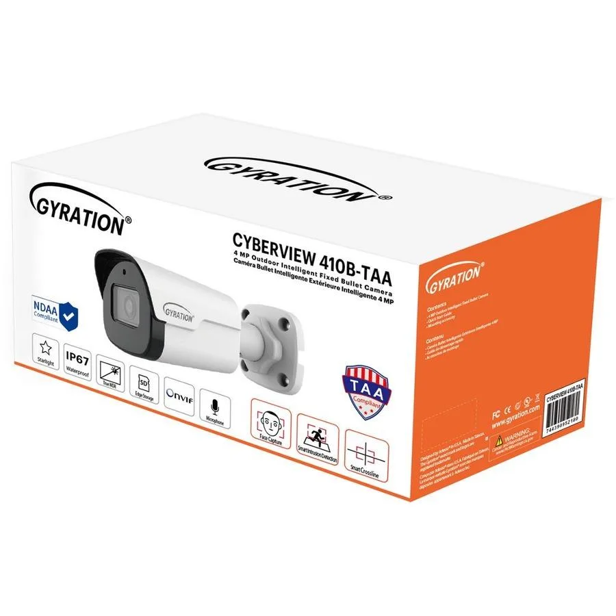 Gyration Gyration CYBERVIEW 411D-TAA 4MP Outdoor Varifocal Dome Network Camera — product photo