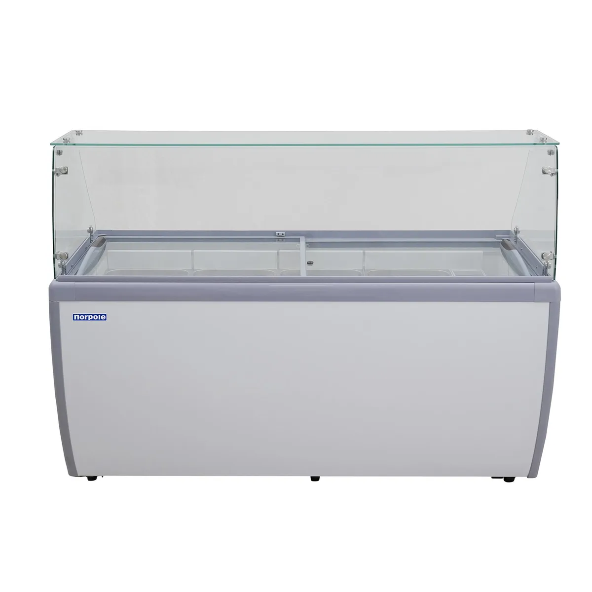 Magic Chef Magic Chef 13.1 cu. ft. Frost Free Dipping Cabinet Chest Freezer White — product photo