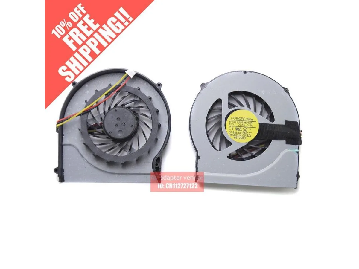 Fans Fans laptop fan HP DV7-4000 DV6-4103tx DV6-3029tx DV6-3028TX A560P K580P 638309-001 — product photo