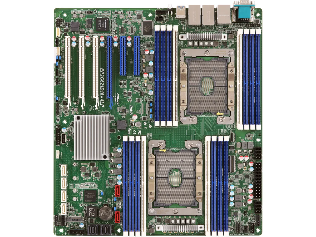 ASRock Rack ASRock Rack EP2C621D16-4LP EEB server motherboard dual socket LGA 3647 — product photo
