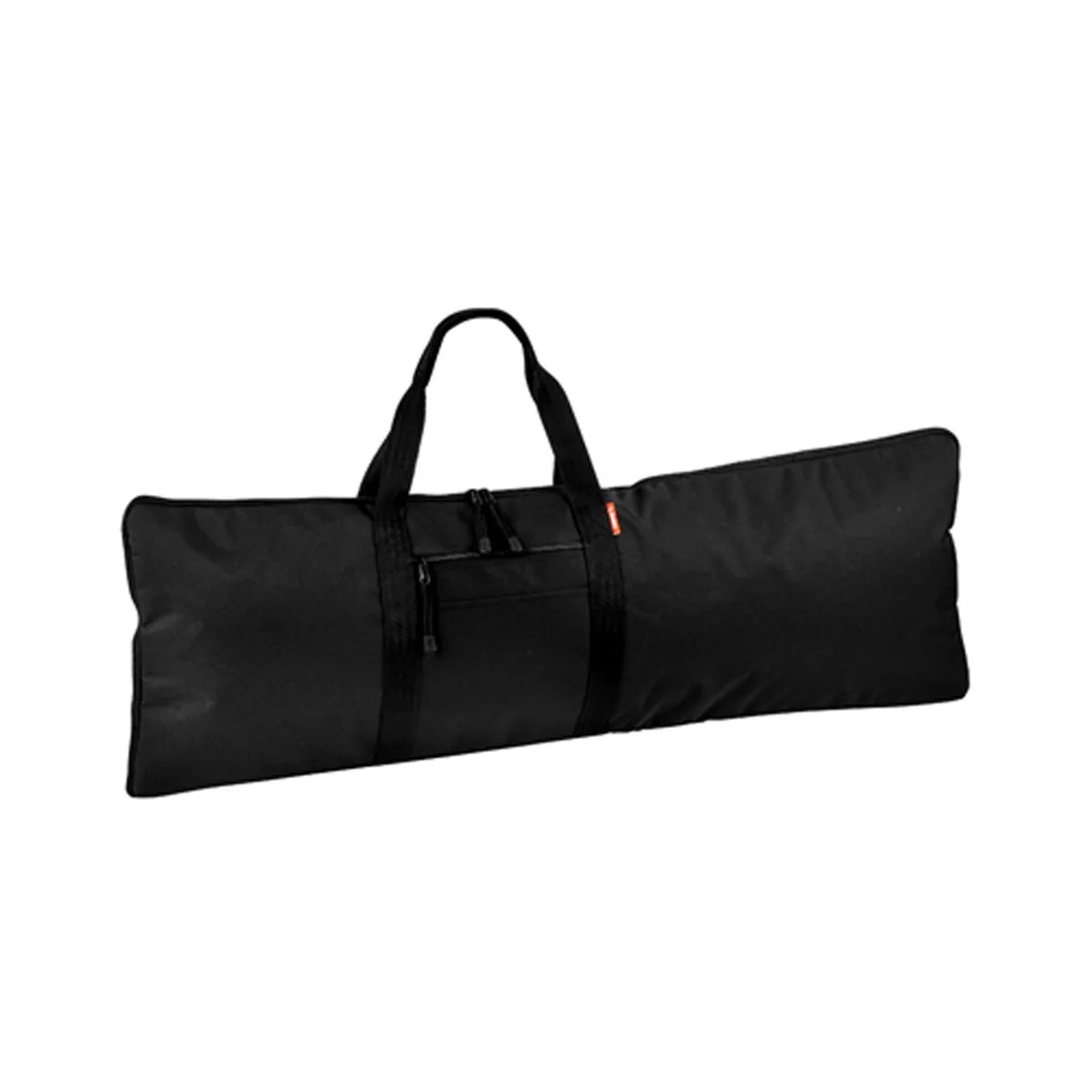 Black cordura camera case with padded interior and carry handle
