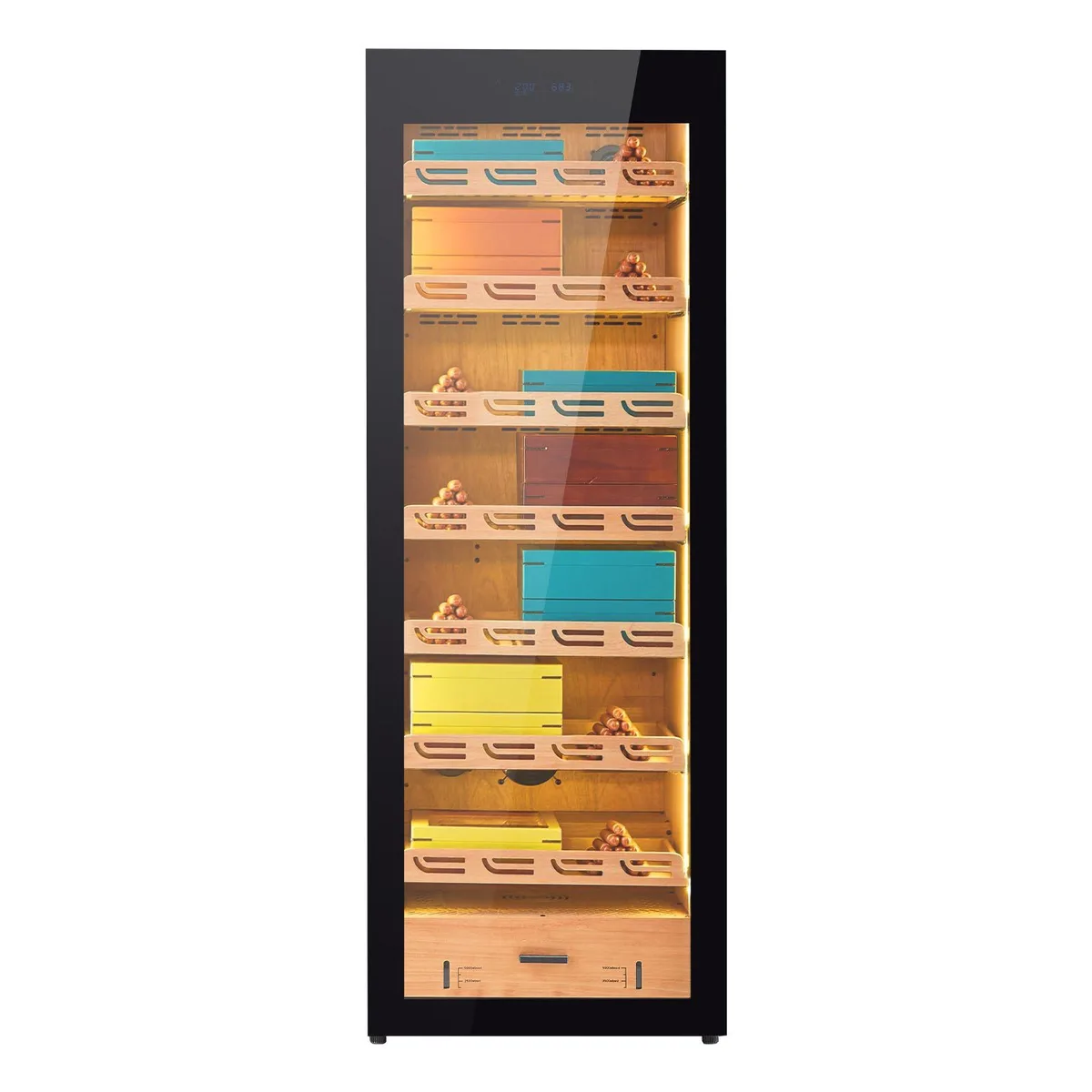 VEVOR VEVOR Electric Humidor 288L 1700 Count Compressor Cooling Spanish Cedar 7 Layers — product photo