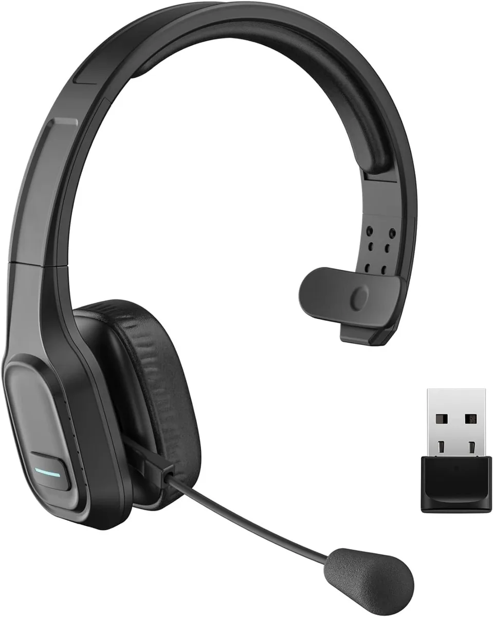 BFKK BFKK Trucker Bluetooth 5.0 Headset Noise Canceling Mute Microphone — product photo