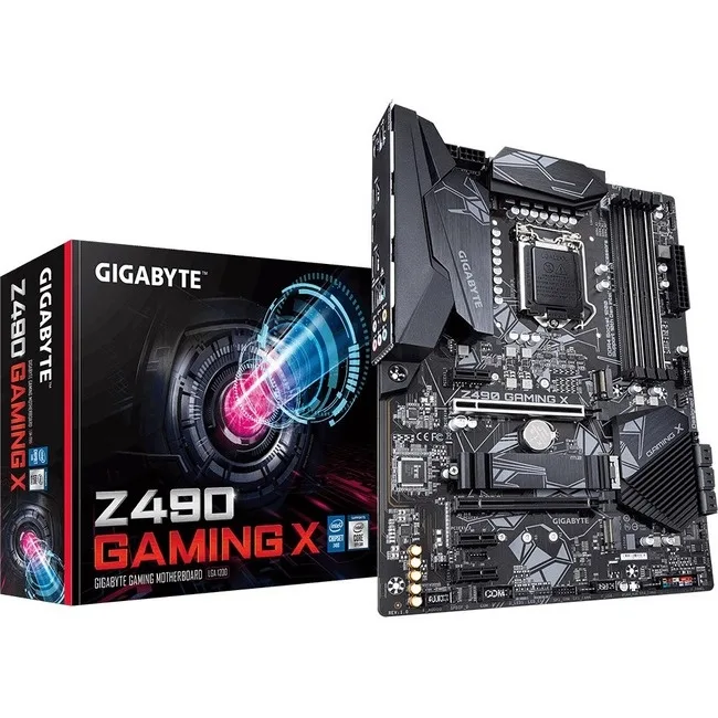 GIGABYTE GIGABYTE Z490 GAMING X Ultra Durable LGA-1200 DDR4 Desktop Intel motherboard — product photo
