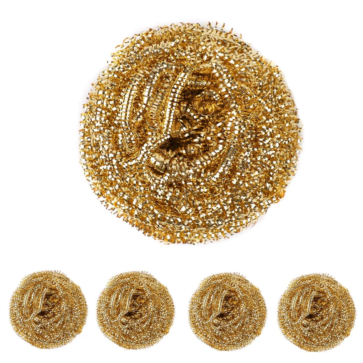 Five packs of brass wire soldering tip cleaner, 15g each