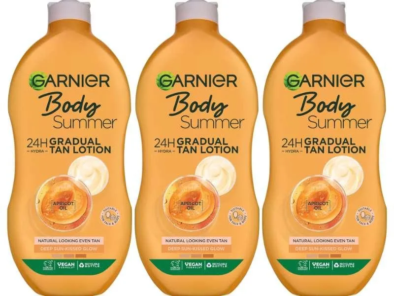 Garnier Garnier Summer Body Moisturising Lotion Deep 3 x 400 ml skin care — product photo