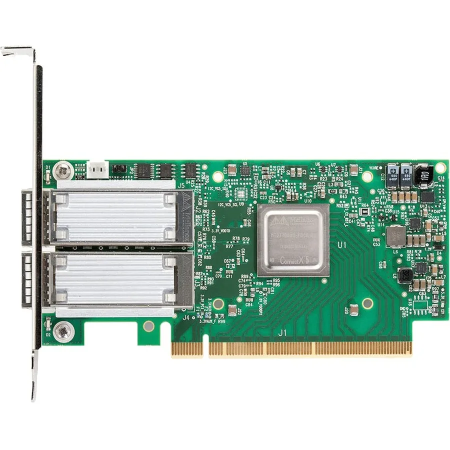 Mellanox Technologies Mellanox Technologies MCX516A-CDAT network card, 100GbE dual-port QSFP28, PCIe Gen 4.0 x16 — product photo