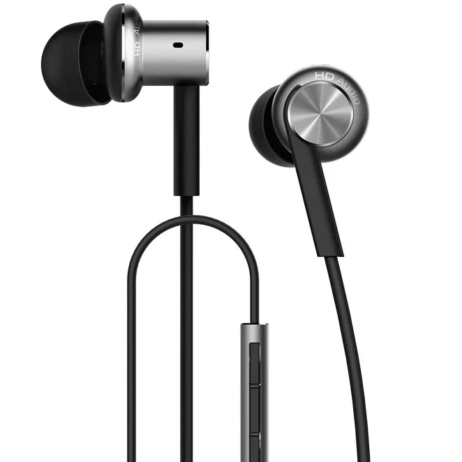 Mi Mi Round Mental Silver In-Ear Earphones 3.5mm Silver 1.25m 14g 32ohm 101dB 20-20000Hz 3-button inline mic — product photo