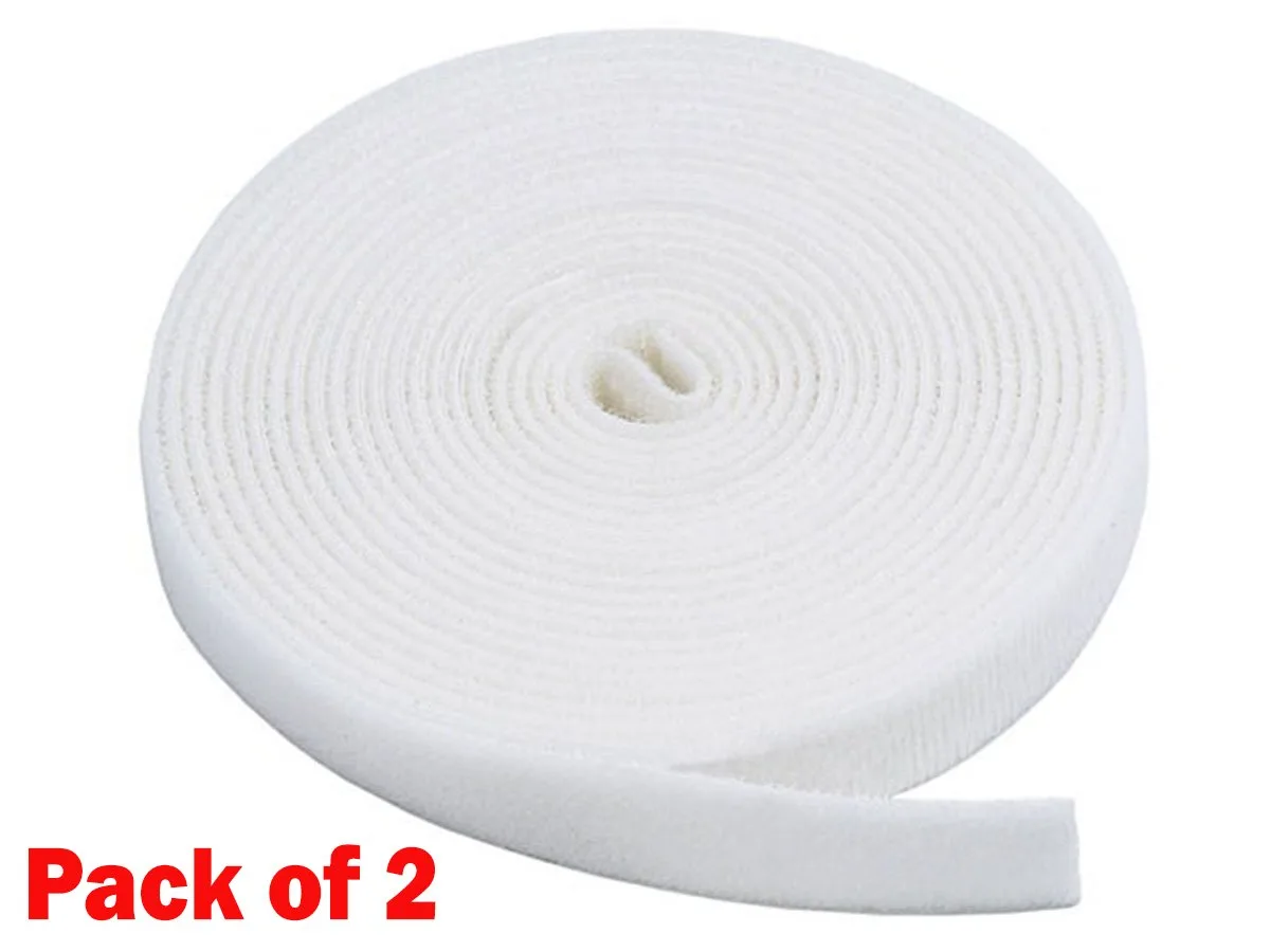 iMBAPrice iMBAPrice Fastening Tape 5 yard .75 inch Hook White Pack of 2 — product photo