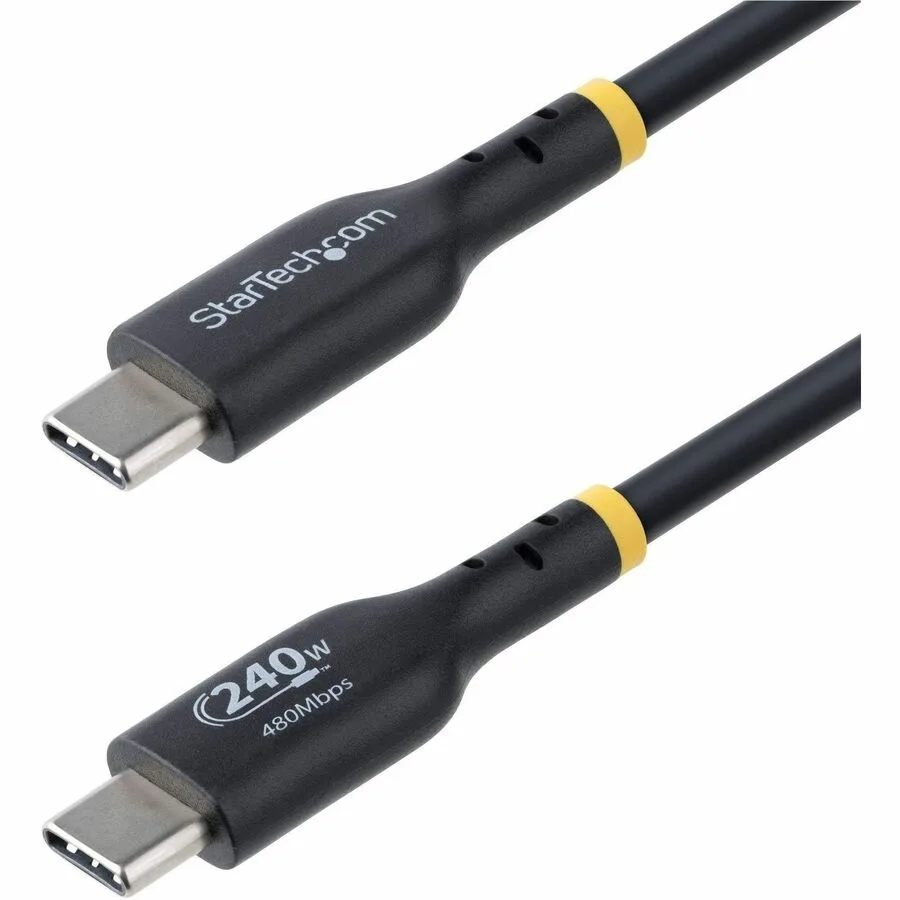 STARTECH STARTECH USB2EPR10F 10ft USB-C to USB-C Data Transfer Cable 240W PD 3.1 — product photo