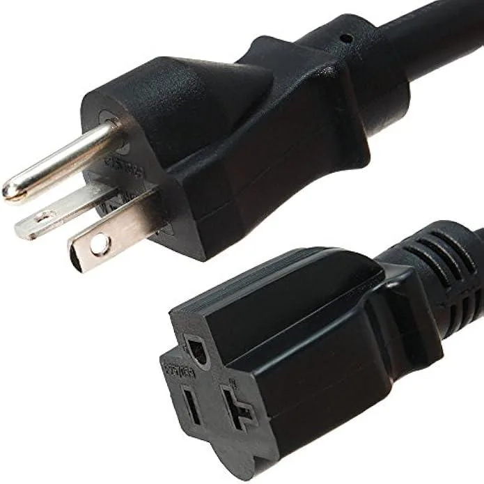 usbroway usbroway 5-20P to 5-20R Extension Cord 20A 125V 1ft Molded IBX-1010 — product photo