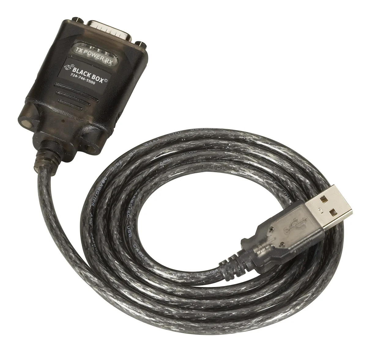 Black Box Corporation Black Box Corporation IC199A-R4 USB to RS-232 DB9 Data Converter 43 — product photo