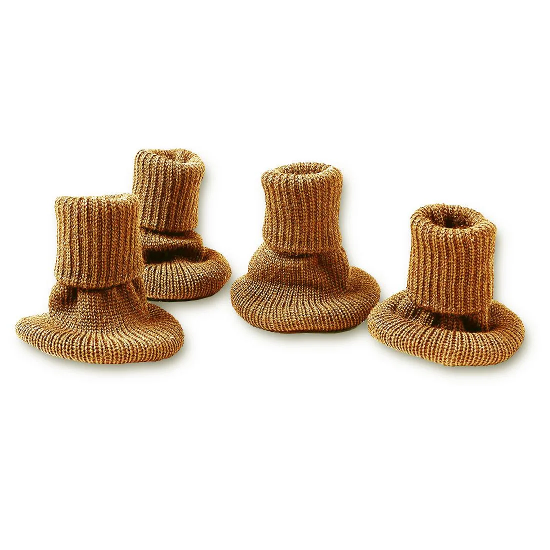 Jobar International, Inc. Jobar International, Inc. JB7651BRN Furniture Booties Set of 4 Dark Brown — product photo