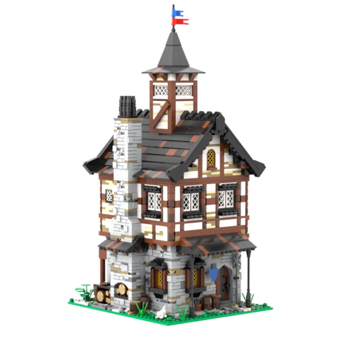 ZITIANYOUBUILD ZITIANYOUBUILD MOC-94577 Medieval Tudor House 2554PCS Educational Building Set — product photo