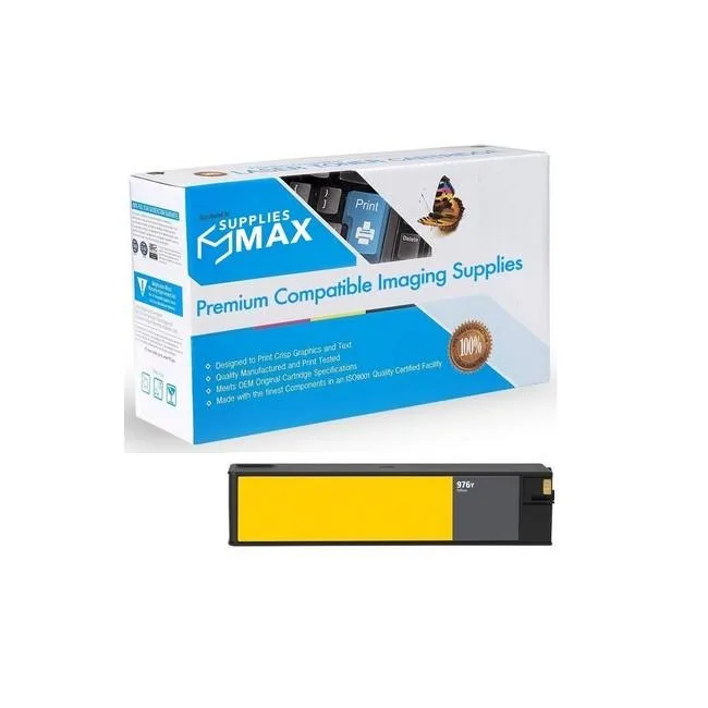 SuppliesMax SuppliesMax Yellow Extra High Yield Inkjet Cartridge 13000 Pages L0R07A — product photo