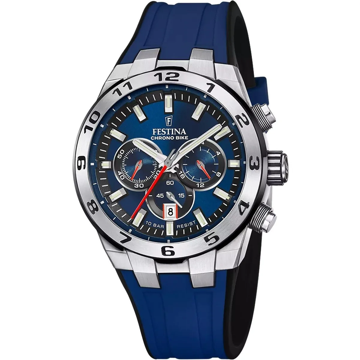 Festina Festina Chrono Bike F20671-1 44.50 mm Blue Dial Rubber Strap Quartz Watch — product photo