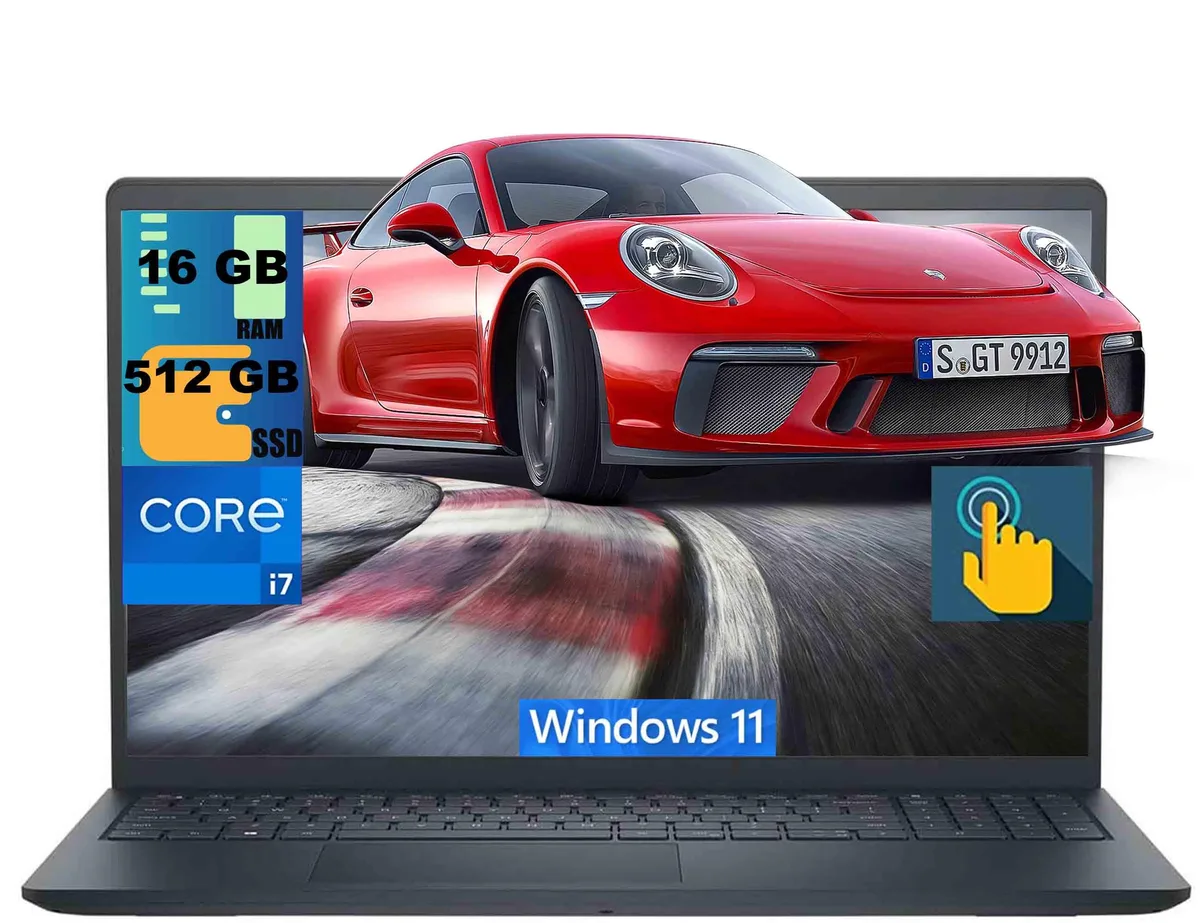 DELL DELL Inspiron 3530 15 laptop Core i7-1355U 10-core 16GB 512GB 15.6" FHD touchscreen — product photo