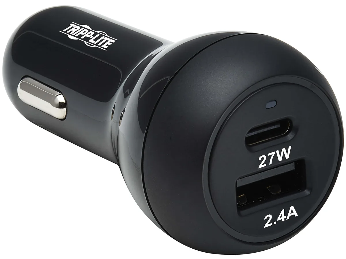 Tripp Lite Tripp Lite U280-C02-39W-1B 39W Dual-Port Car Charger — product photo