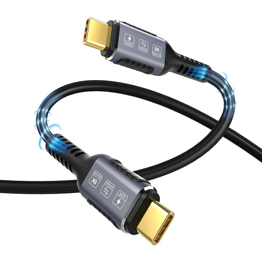 AUBEAMTO AUBEAMTO USB 3.2 C to C 40Gbps 240W 3FT Black — product photo