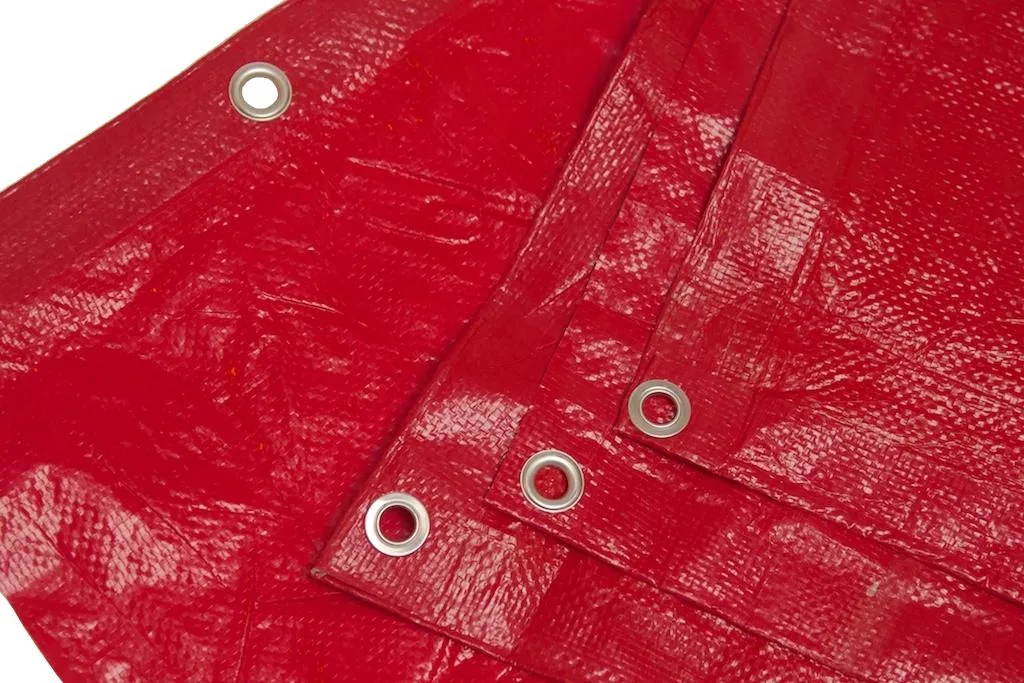 Tarps Direct Tarps Direct 16' x 20' High Visibility Red 3.3 oz Poly Tarp 8 Mil — product photo