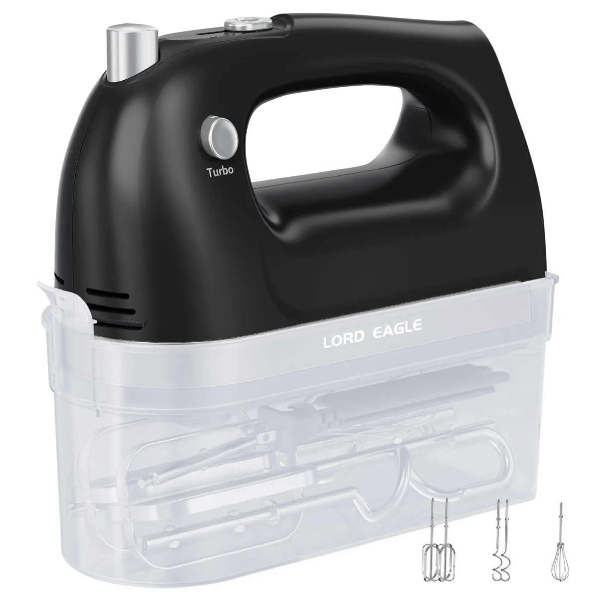  Lord Eagle CX-6661 400W Hand Mixer Black — product photo
