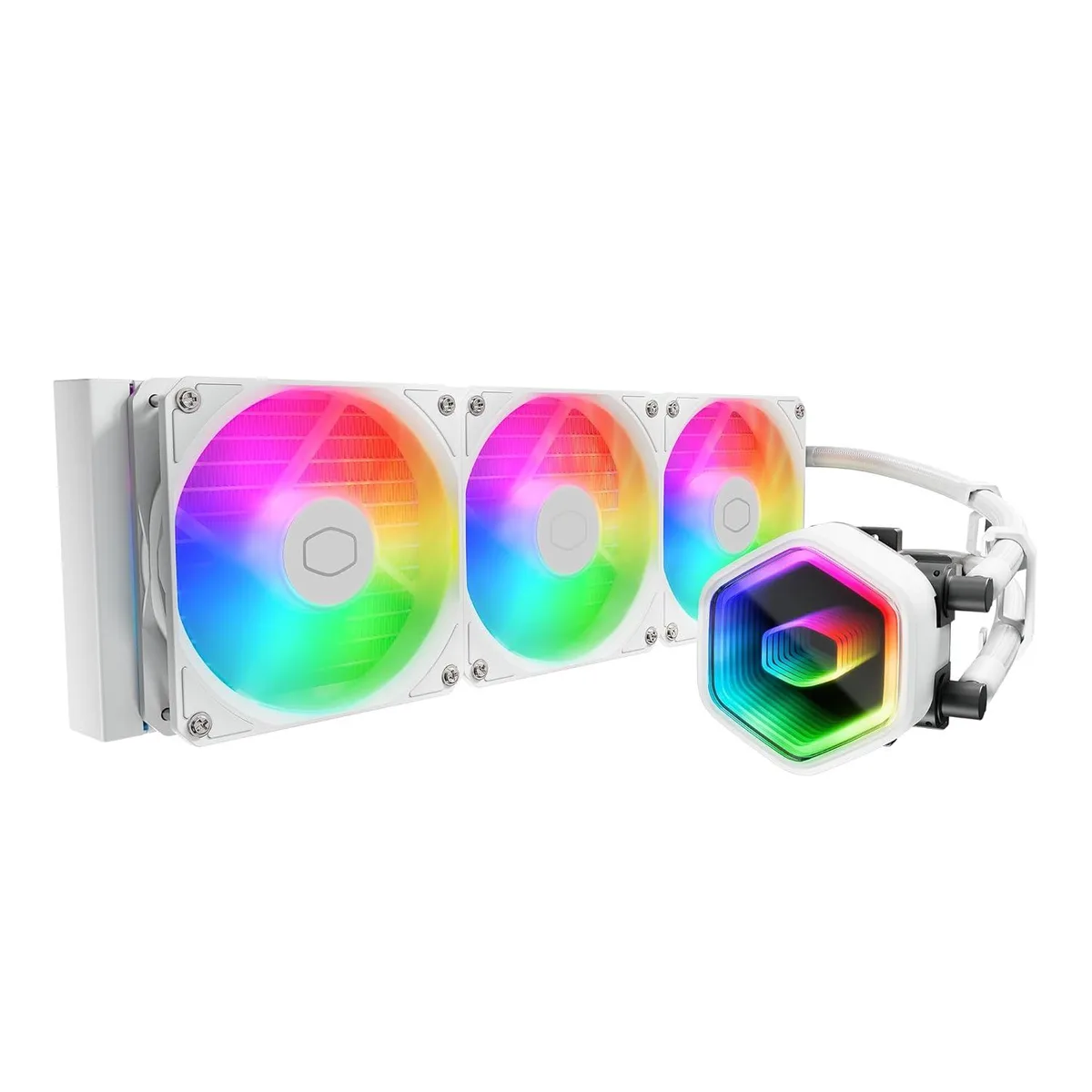 Cooler Master Cooler Master 360 Core II liquid cooler 360 mm white — product photo