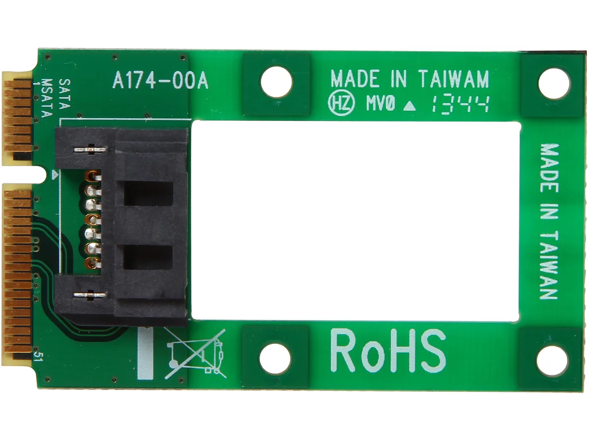 STARTECH STARTECH MSAT2SAT3 mSATA to SATA hard drive adapter — product photo