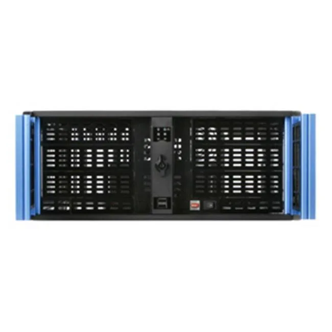 iStarUSA Inc. iStarUSA Inc. D-400-6-Blue 4U Rackmount Server Chassis Blue Bezel — product photo