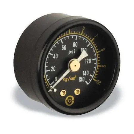 Aro Aro 100095-160 Pressure Gauge 0-150 psi 1/8 MNPT Steel Black — product photo