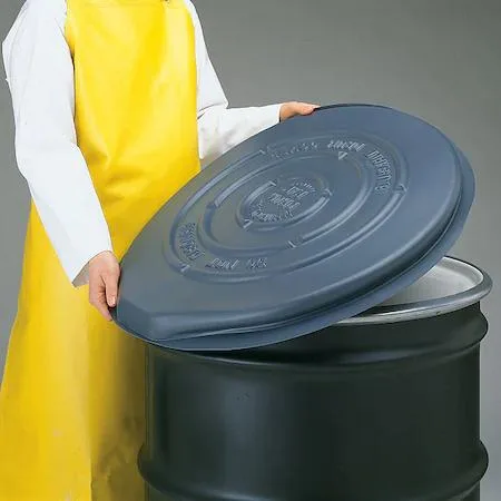 Value Brand Value Brand 9000 Drum Cover Gray LLDPE 23.75 in L 55 gal — product photo