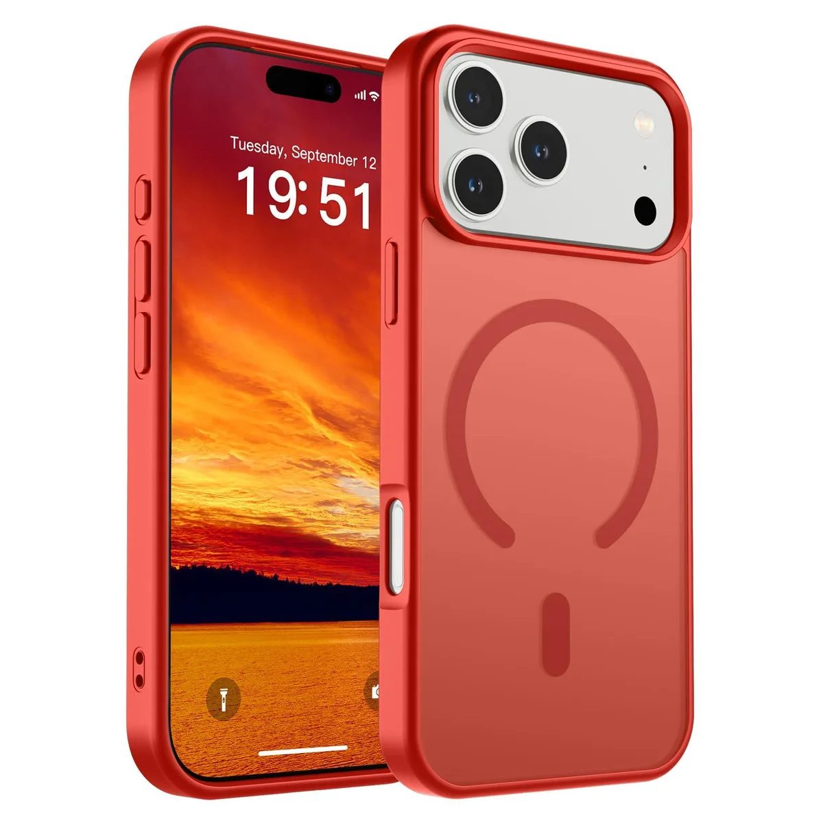 KEHIPI KEHIPI Magnetic Case iPhone 17 Pro Max Red Model 81 — product photo