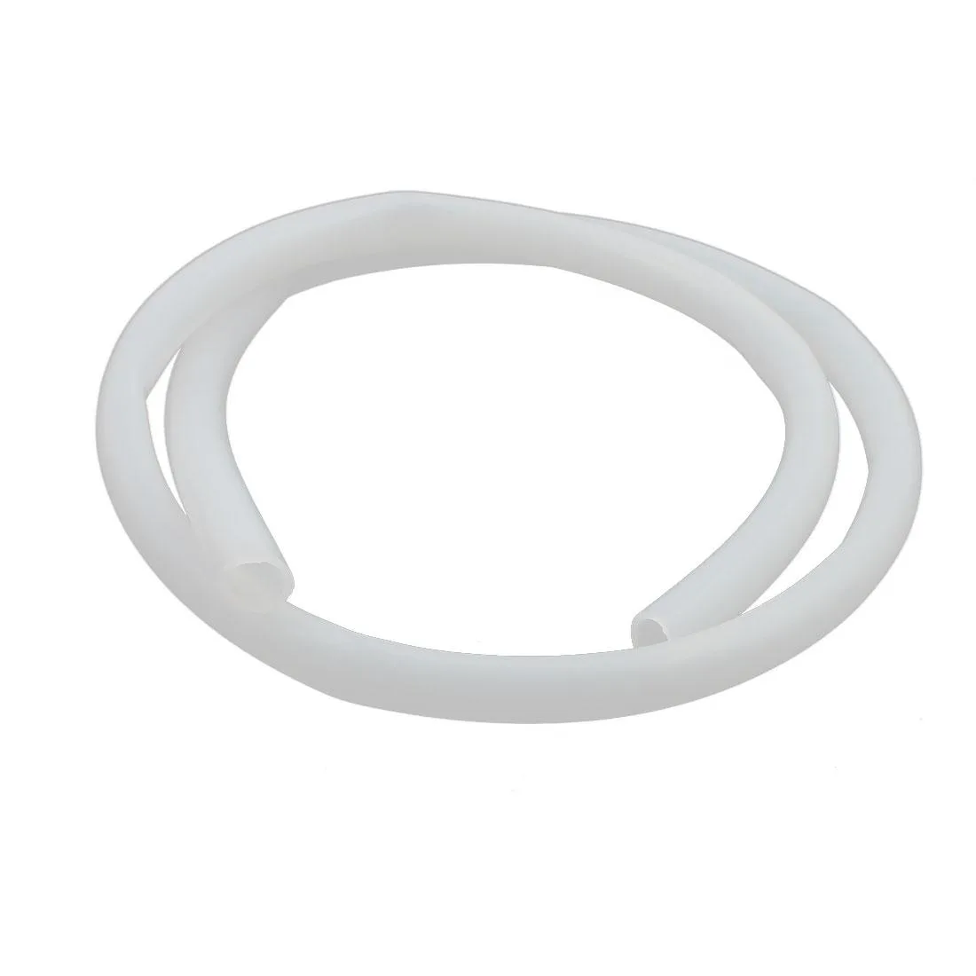 White translucent silicone tube 10mm inner 13mm outer diameter 1 metre length