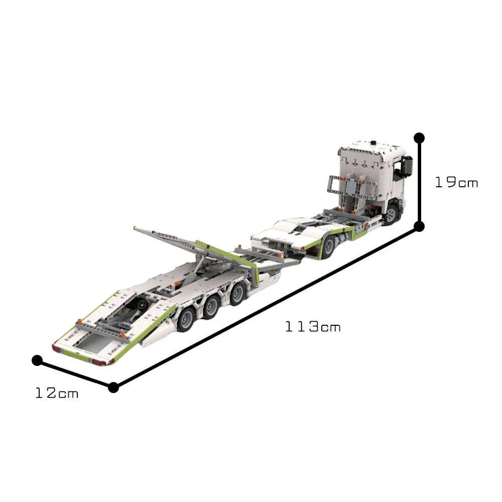 ZITIANYOUBUILD ZITIANYOUBUILD C7465 Truck Transporter 1.21 Scale 1389 Parts Building Set — product photo