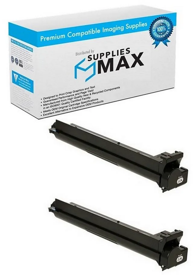 SuppliesMax SuppliesMax TN-210K_2PK Black Toner Cartridge 2 Pack 20000 Pages — product photo
