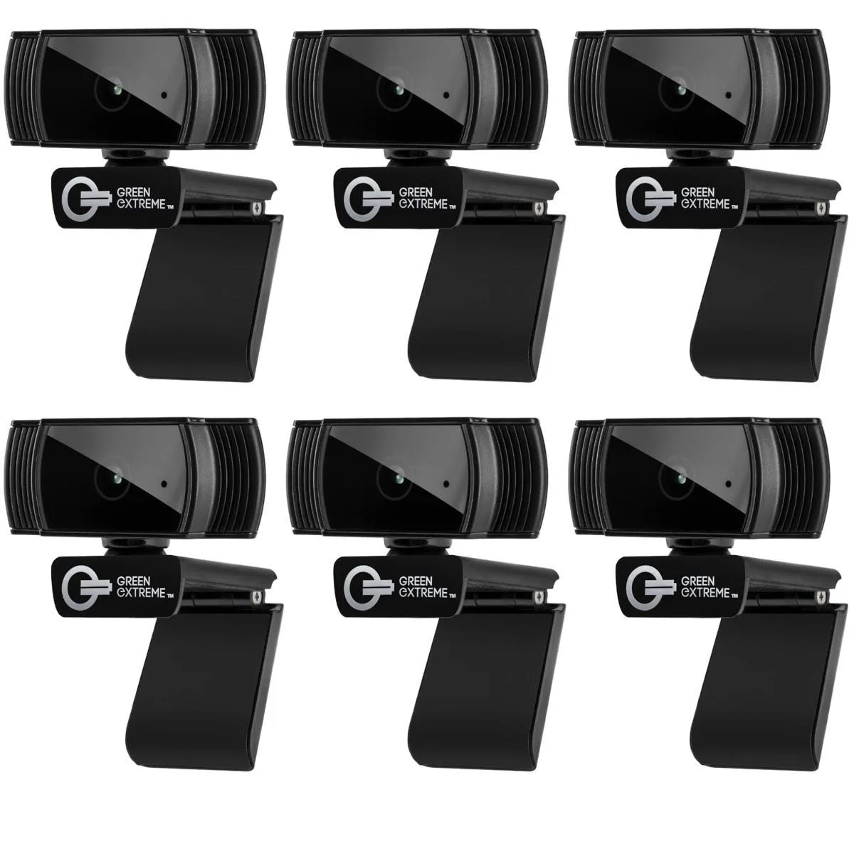 Green Extreme Battery Green Extreme Battery T200 1080p 30FPS Webcam 6-Pack — product photo
