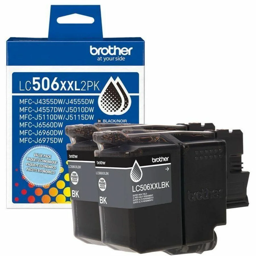 Brother Brother LC506XXL2PKS ink cartridges (genuine brands) 2-pack — product photo