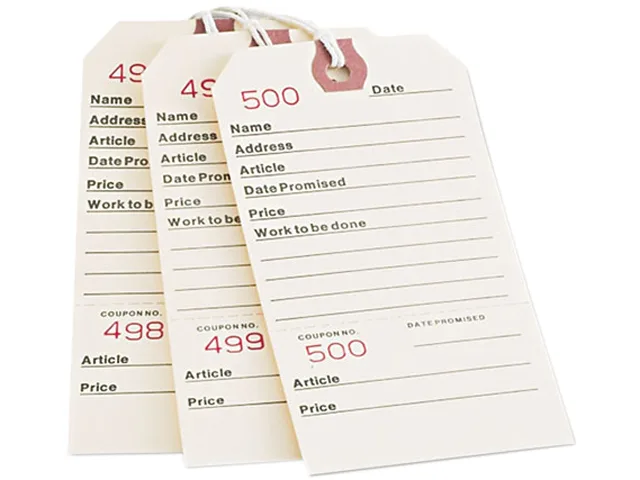 Avery Avery 15030 Manila Repair Tags Strung 500 mailing supply — toote foto