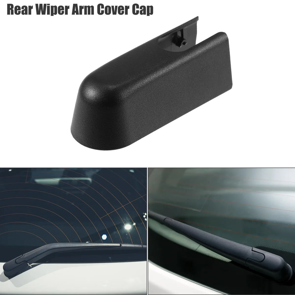Unique-Bargains Unique-Bargains Rear Wiper Arm Nut Cover Cap for Fiat Uno 2010-2015 Black — product photo