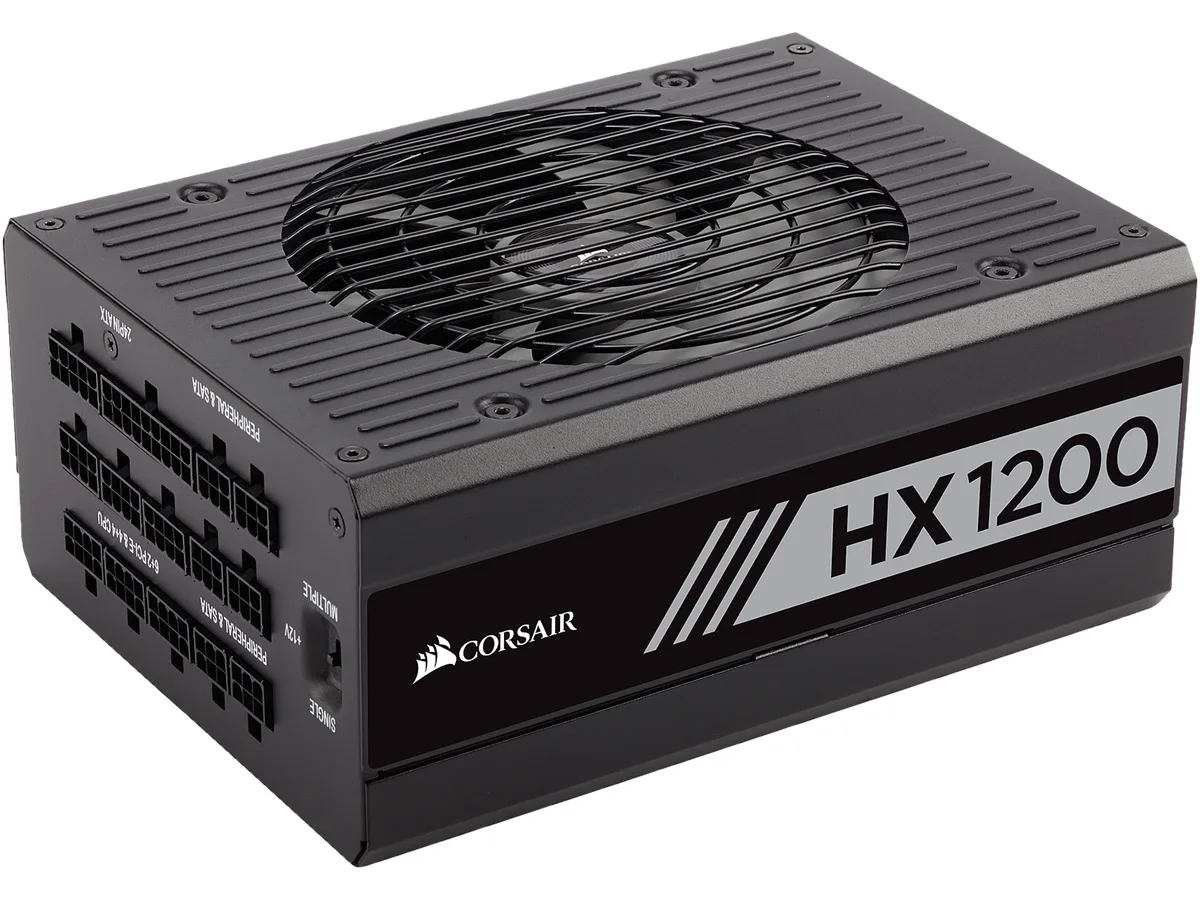 Corsair Corsair HX1200 CP-9020140-NA 1200 W power supply — product photo