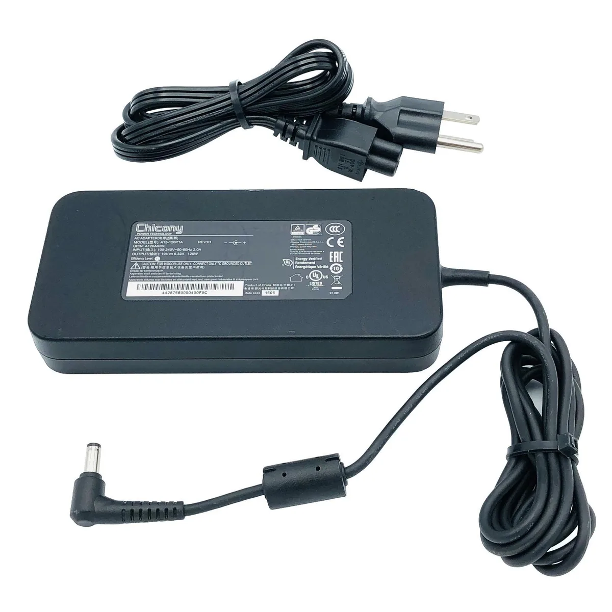 Chicony Chicony A15-120P1A 19V 6.32A 120W 5.5mm power adapter — product photo