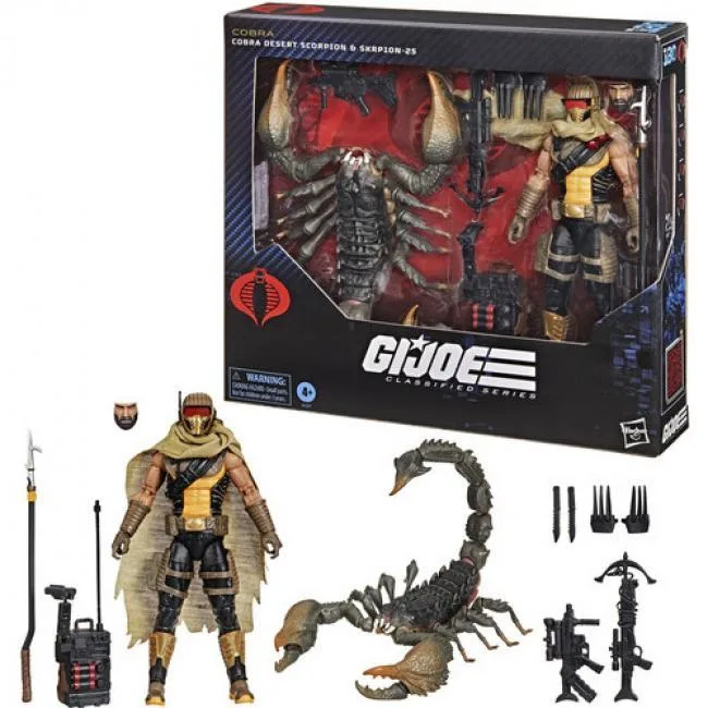 Hasbro Hasbro G12275L00 G.I. Joe Classified Series #180 Cobra Desert Scorpion &amp; SKRP10N-25 action figure — product photo