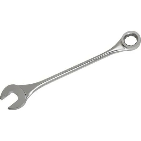 Gray Tools 65mm 12-point combination wrench satin chrome finish