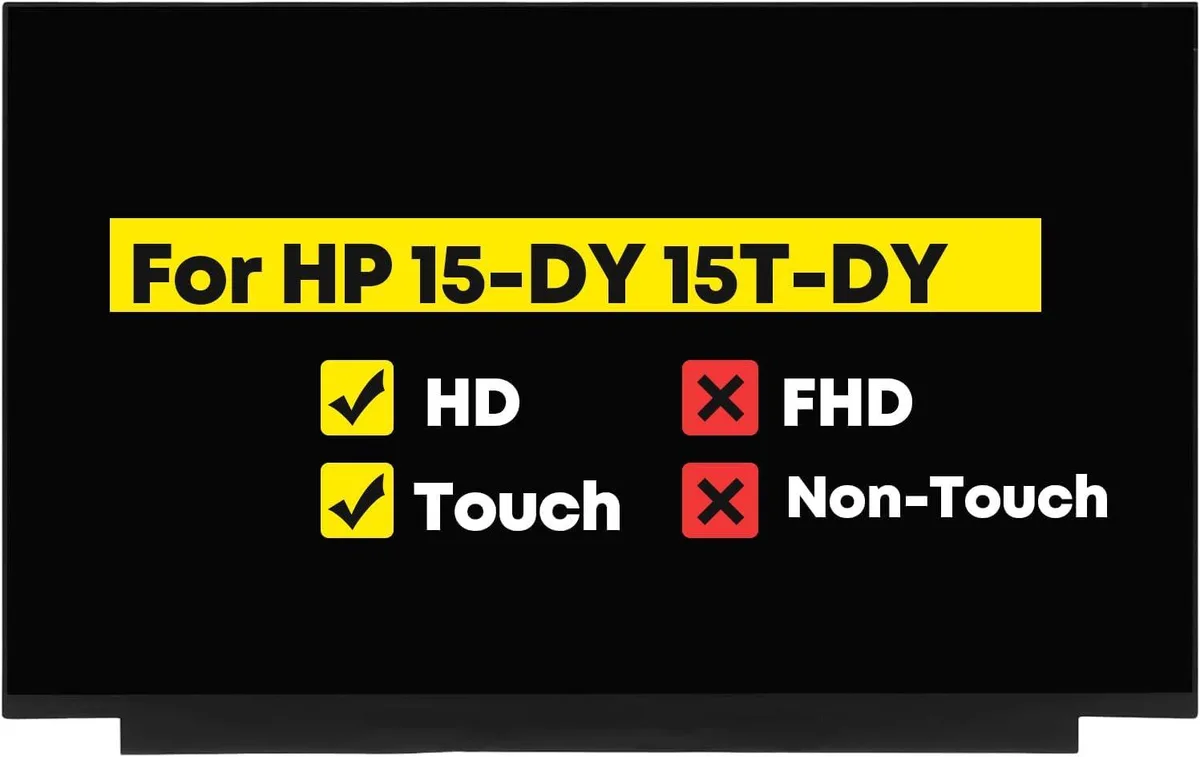 NUOLAISUN NUOLAISUN 15.6" HD Touch LCD Screen 1366x768 40-Pin M44818-001 — product photo