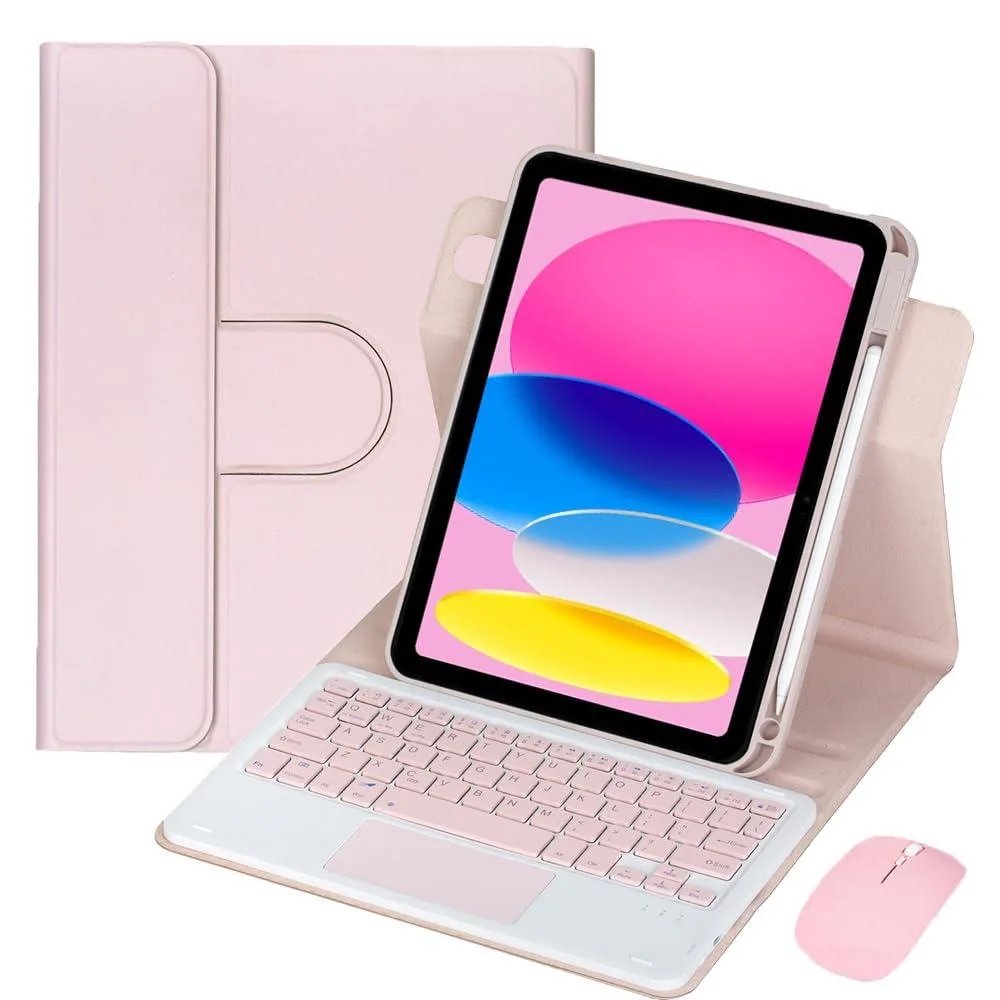 Timoom Timoom 360° Rotatable Keyboard Case with Trackpad for iPad 11" 2025 Pink — product photo