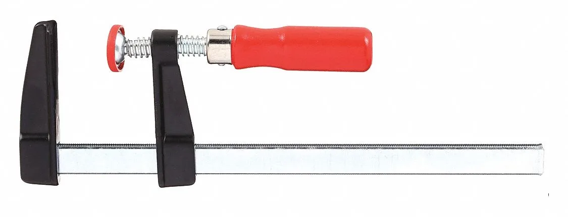Bessey light-duty bar clamp with wooden handle and swivel pad