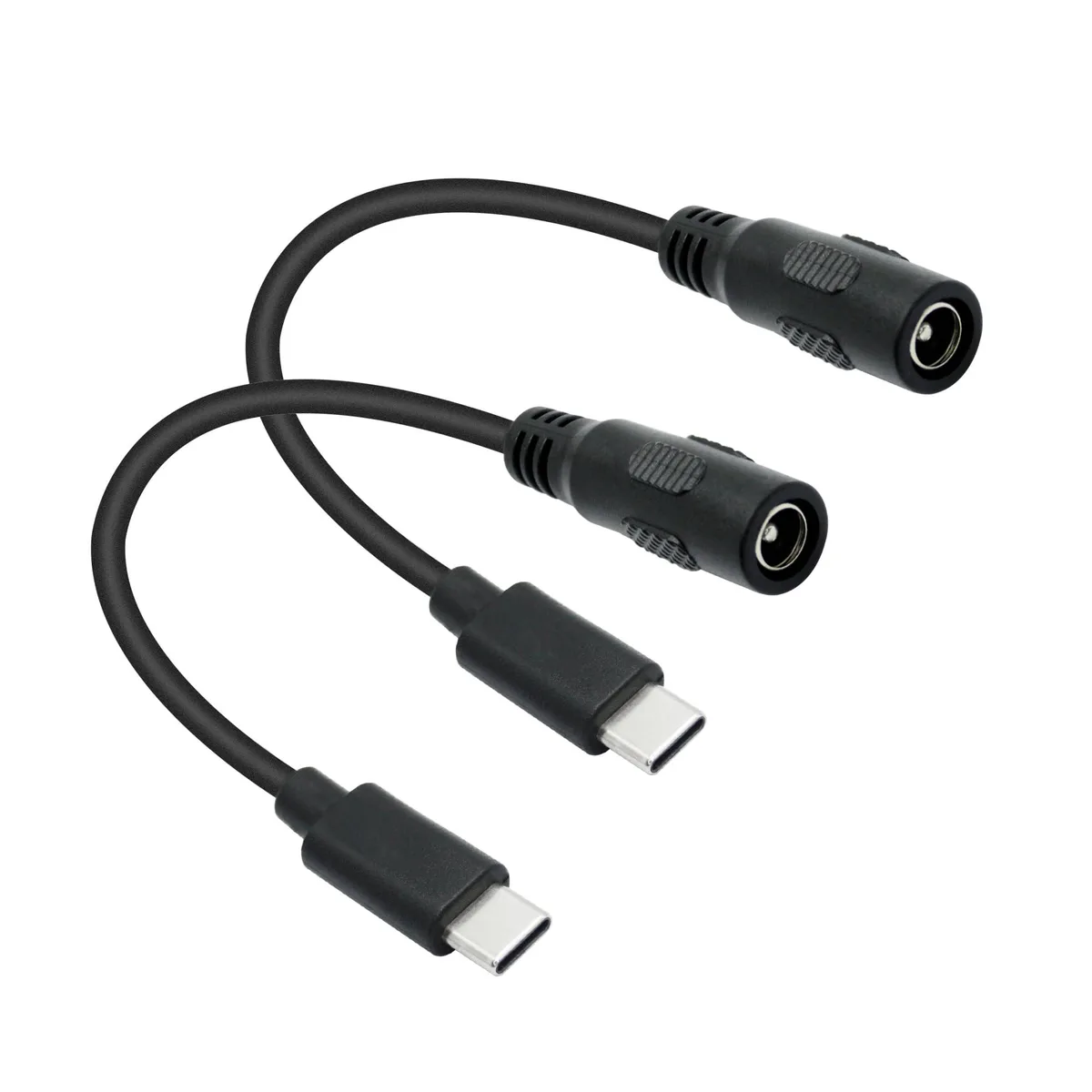  Netgear Ma-85 DC 5.5mm x 2.1mm Female to USB-C Male Power Cord 6inch 2Pcs — product photo