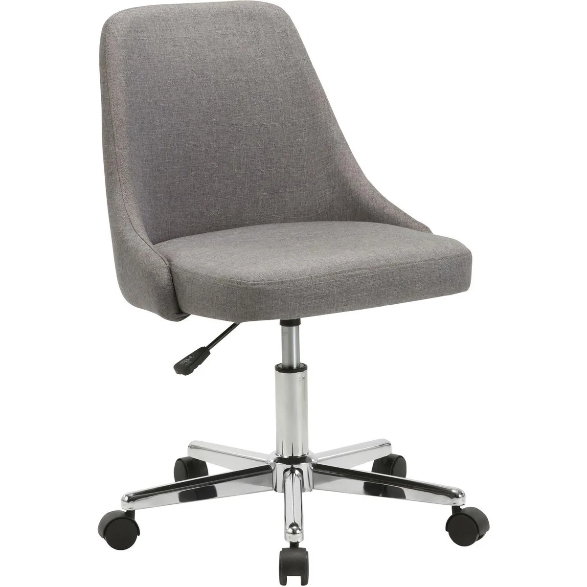 Lorell Lorell 68571 office chair gray fabric 22.5 24.4 31.5 360 swivel — product photo
